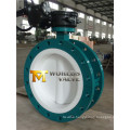 PTFE Seated Double Flanged Butterfly Valve